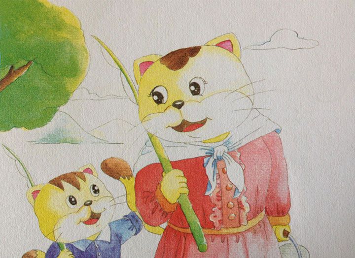 小猫钓鱼（短）