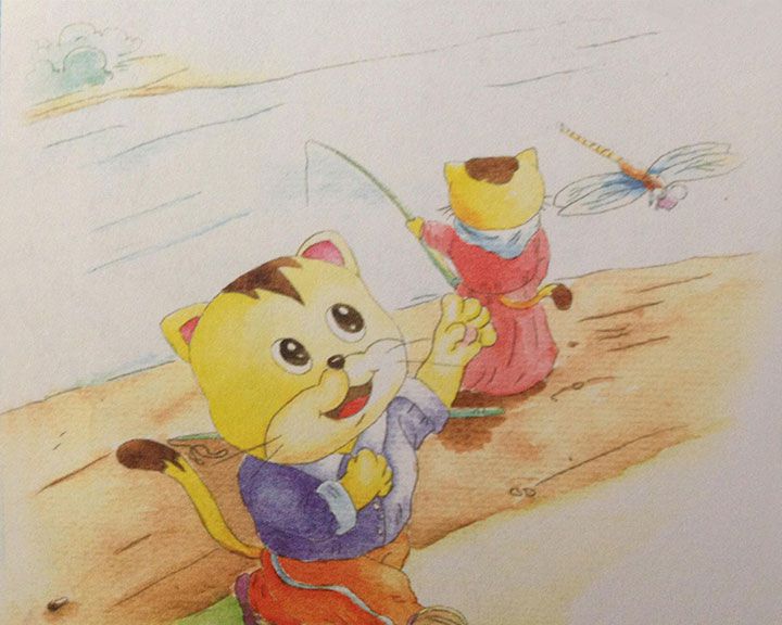 小猫钓鱼（短）
