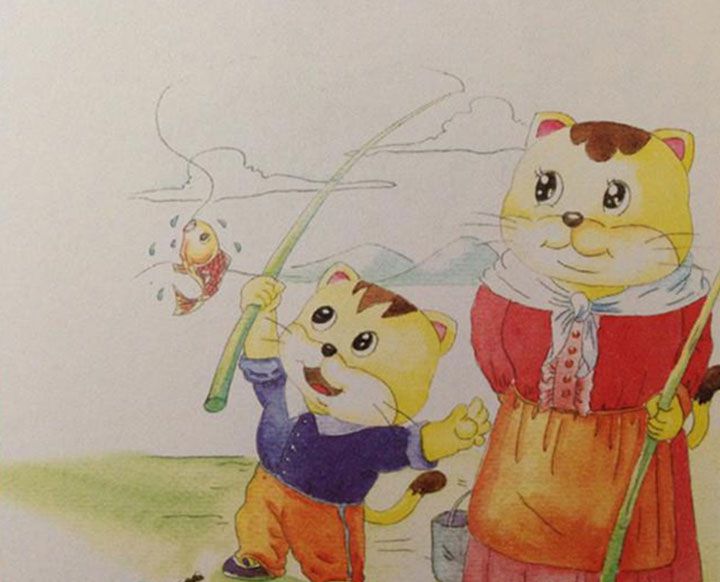 小猫钓鱼（短）
