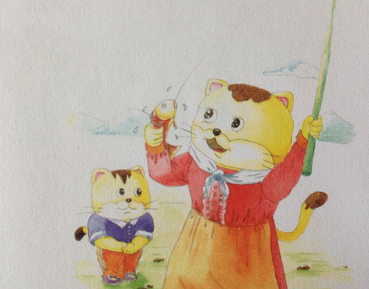 小猫钓鱼（短）