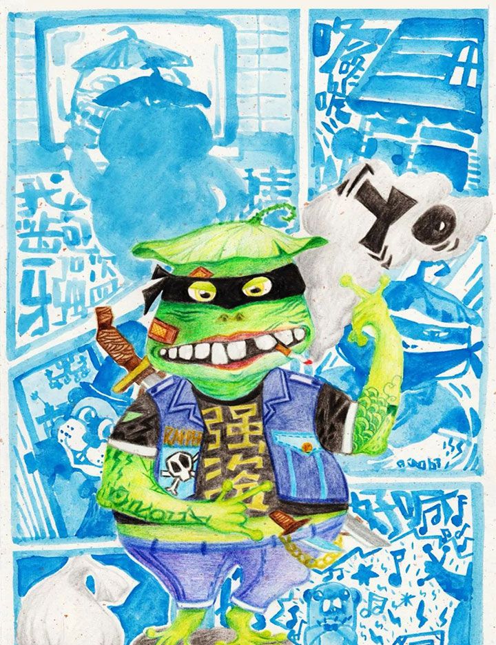 龅牙强盗蛙
