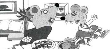 城里老鼠请乡下老鼠